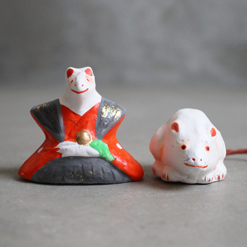 Nezumi " Imado-yaki " Figurines