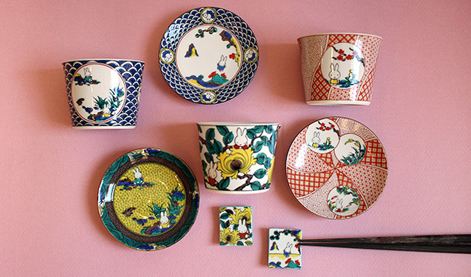 ミッフィー九谷 小皿 : 東京キッチュ ユニークな和雑貨土産の通販