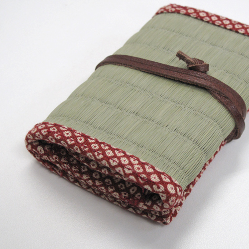 TATAMI Business Card Case　|| red kanoko