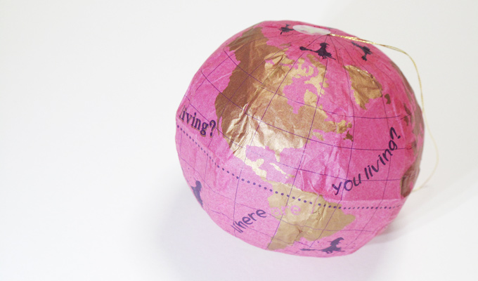 Japanese Paper Balloon | Globe