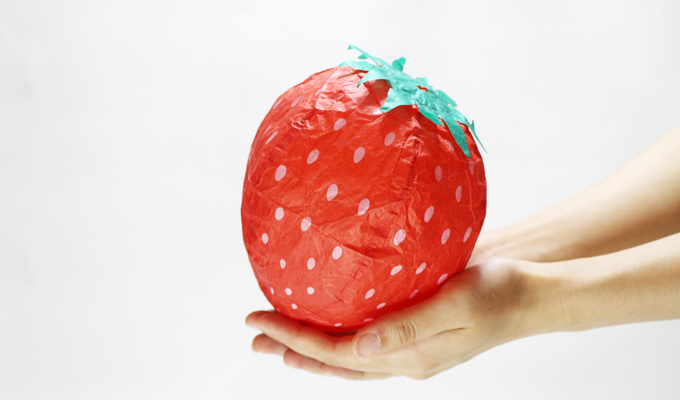 Japanese Paper Balloon | Strawberry