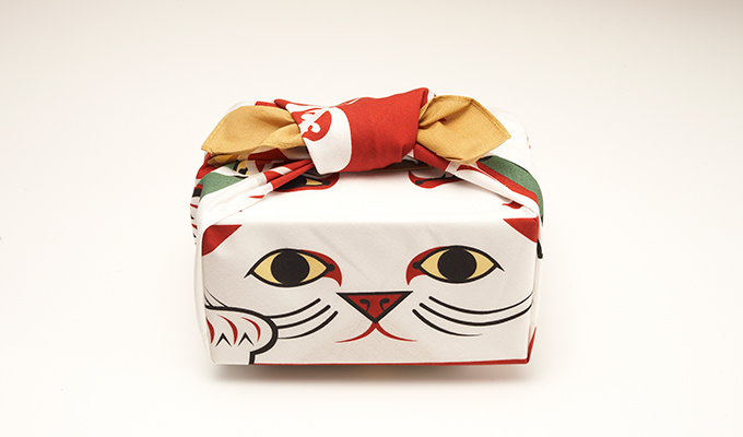 Origami Furoshiki　Happy-ComeCome-Cat