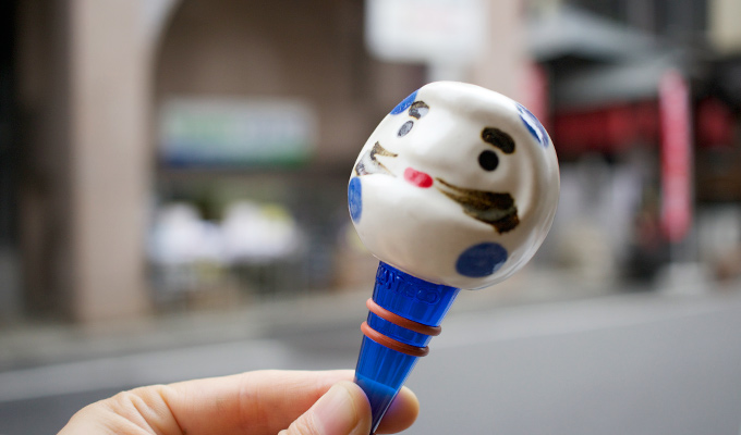 Daruma wine stoppers
